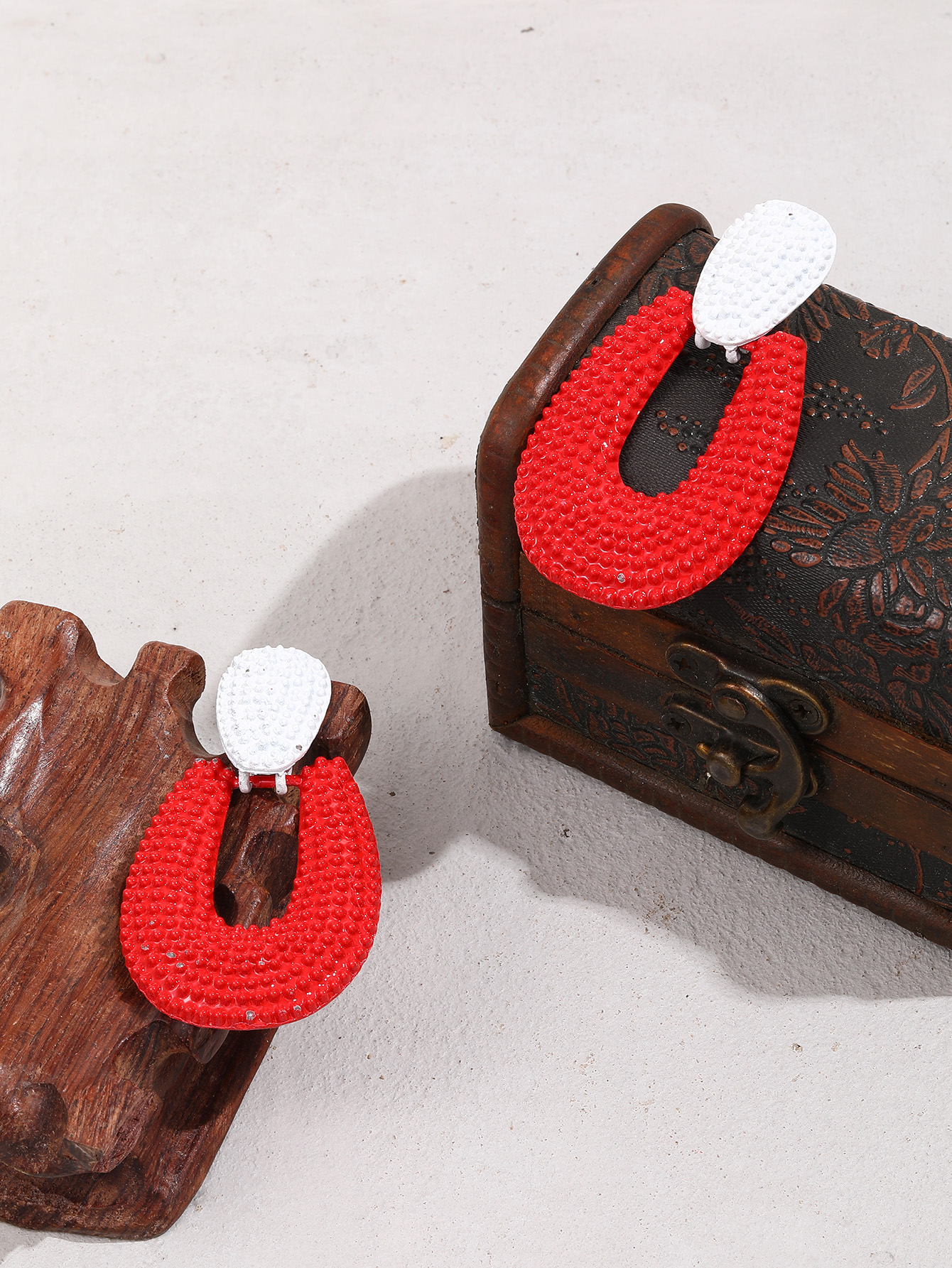 Fashion Color Block Alloy Women's Drop Earrings 1 Pair display picture 10