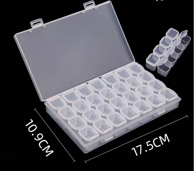 Simple Style Solid Color Plastic Jewelry Boxes 1 Piece display picture 1