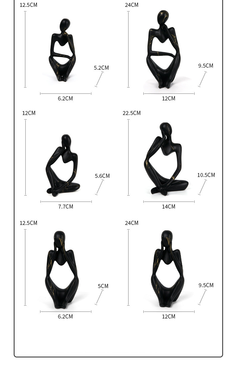 Hause Wohnzimmer Büro Schreibtisch Oberfläche Panel Handwerk Denker Dekoration display picture 4