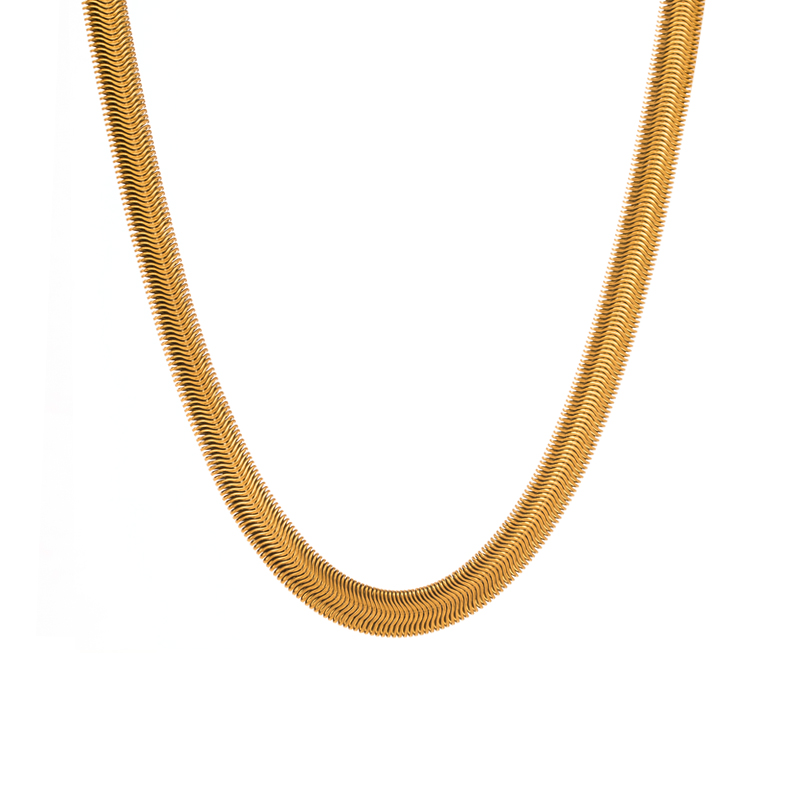 Simple Style Geometric Stainless Steel Gold Plated Zircon Gold Plated Necklace display picture 4
