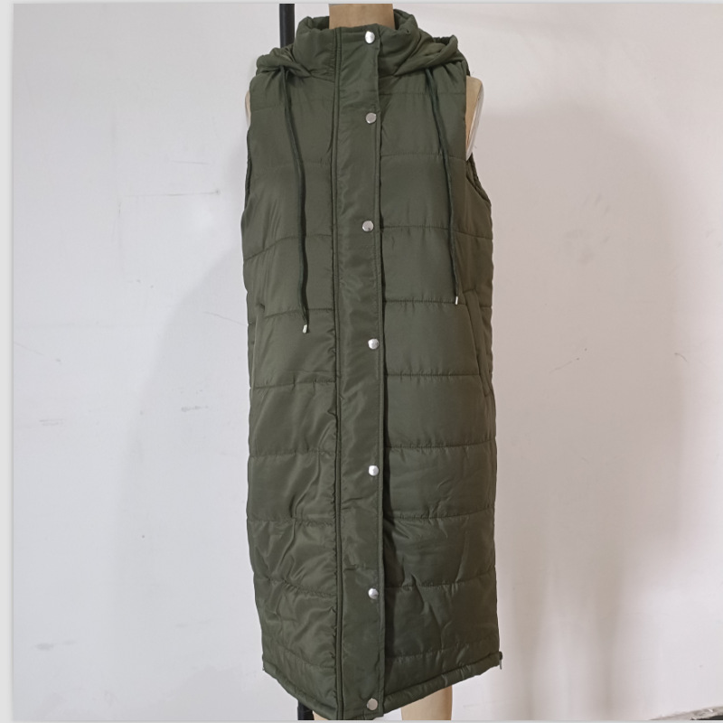 Women's Streetwear Solid Color Zipper Vest display picture 6