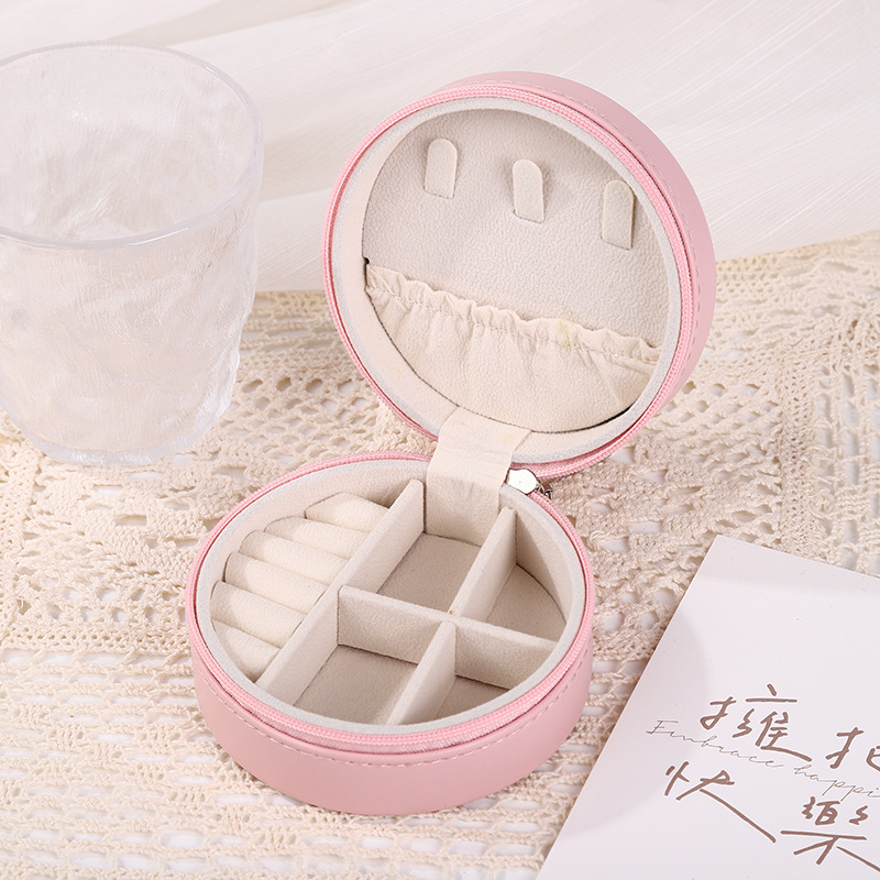 Simple Style Solid Color Synthetics Jewelry Boxes display picture 5