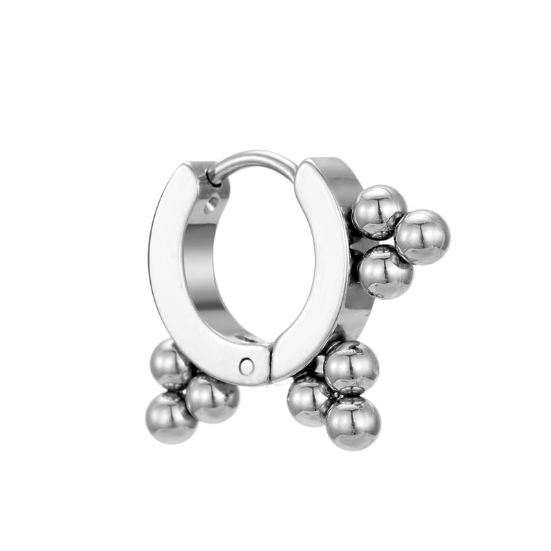 Fashion Irregular Circle Stainless Steel Plating Hoop Earrings 1 Pair display picture 2