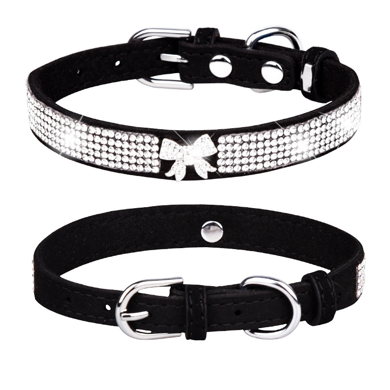 Fashion Synthetic Fibre Butterfly Rhinestone Pet Collar 1 Piece display picture 1