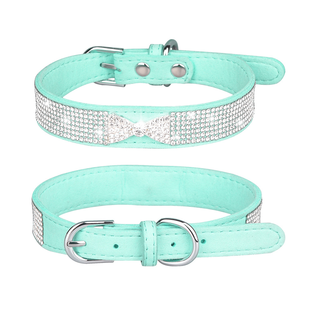 Fashion Synthetic Fibre Butterfly Rhinestone Pet Collar 1 Piece display picture 3