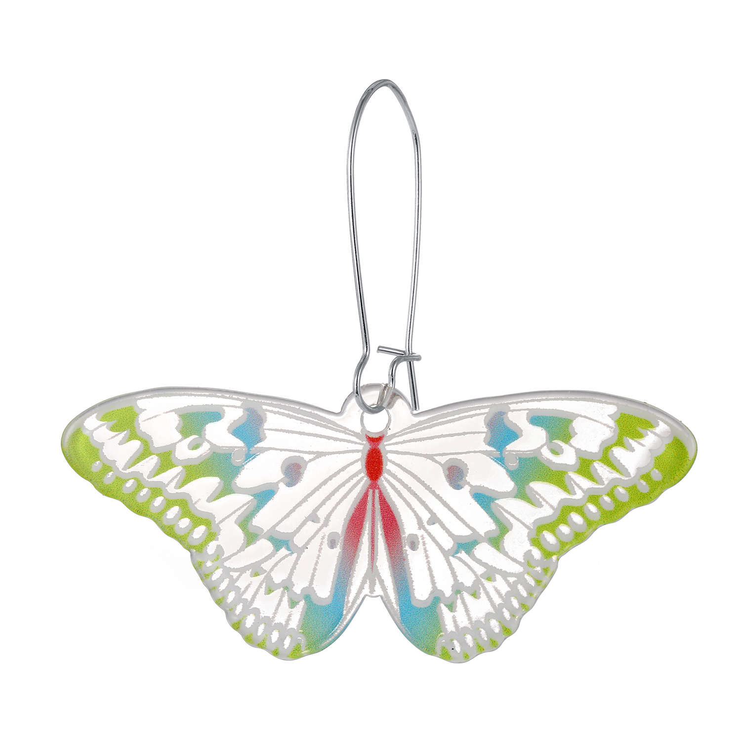 Ethnic Style Butterfly Plastic Resin Women's Drop Earrings 1 Pair display picture 3