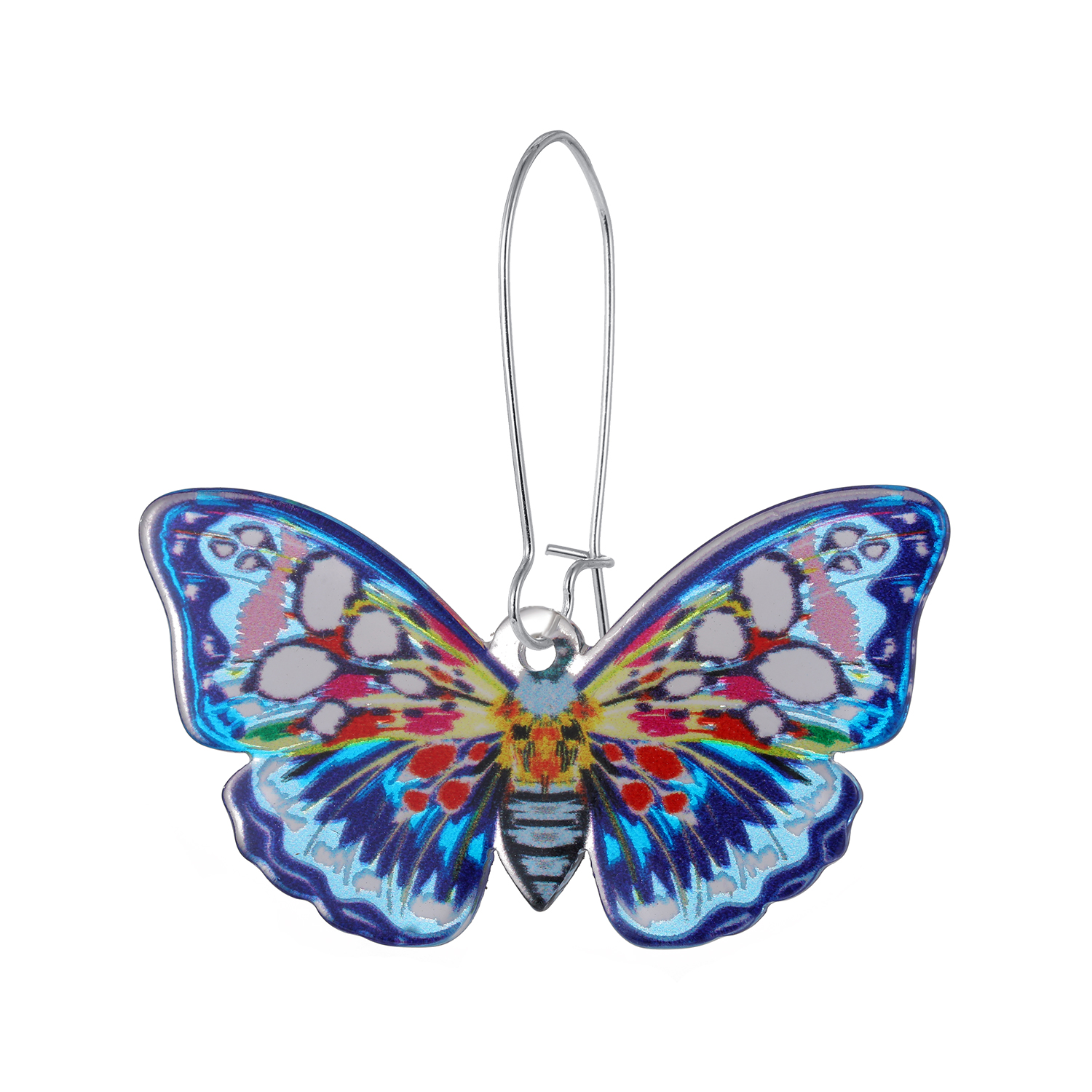 Ethnic Style Butterfly Plastic Resin Women's Drop Earrings 1 Pair display picture 7