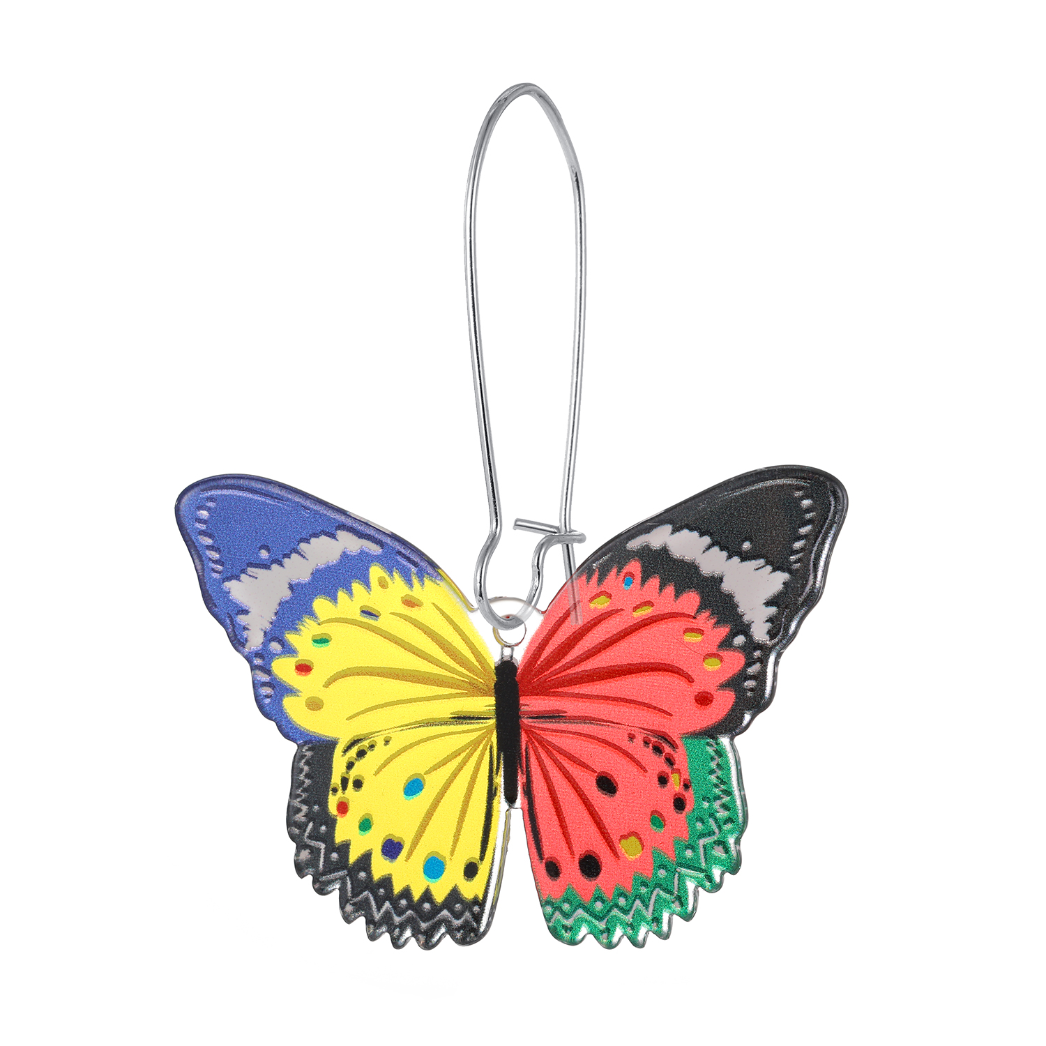 Ethnic Style Butterfly Plastic Resin Women's Drop Earrings 1 Pair display picture 6
