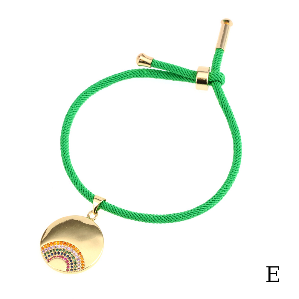 Fashion Geometric Copper Handmade Zircon Bracelets display picture 20