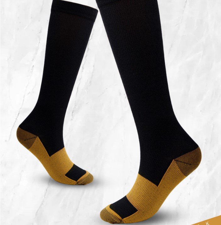 Unisex Sports Color Block Nylon Jacquard Over The Knee Socks display picture 1