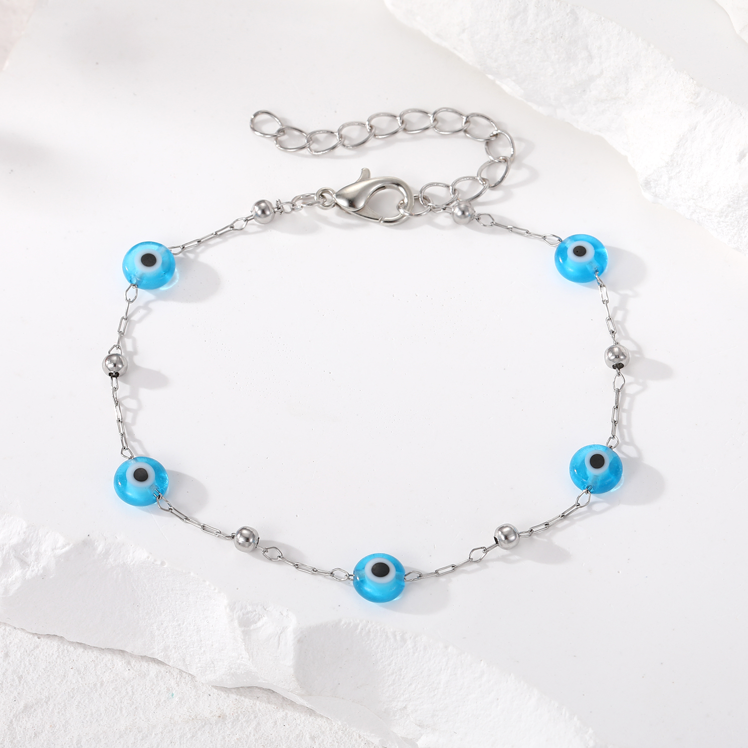 Casual Devil's Eye Resin Pearl Women's Bracelets display picture 1