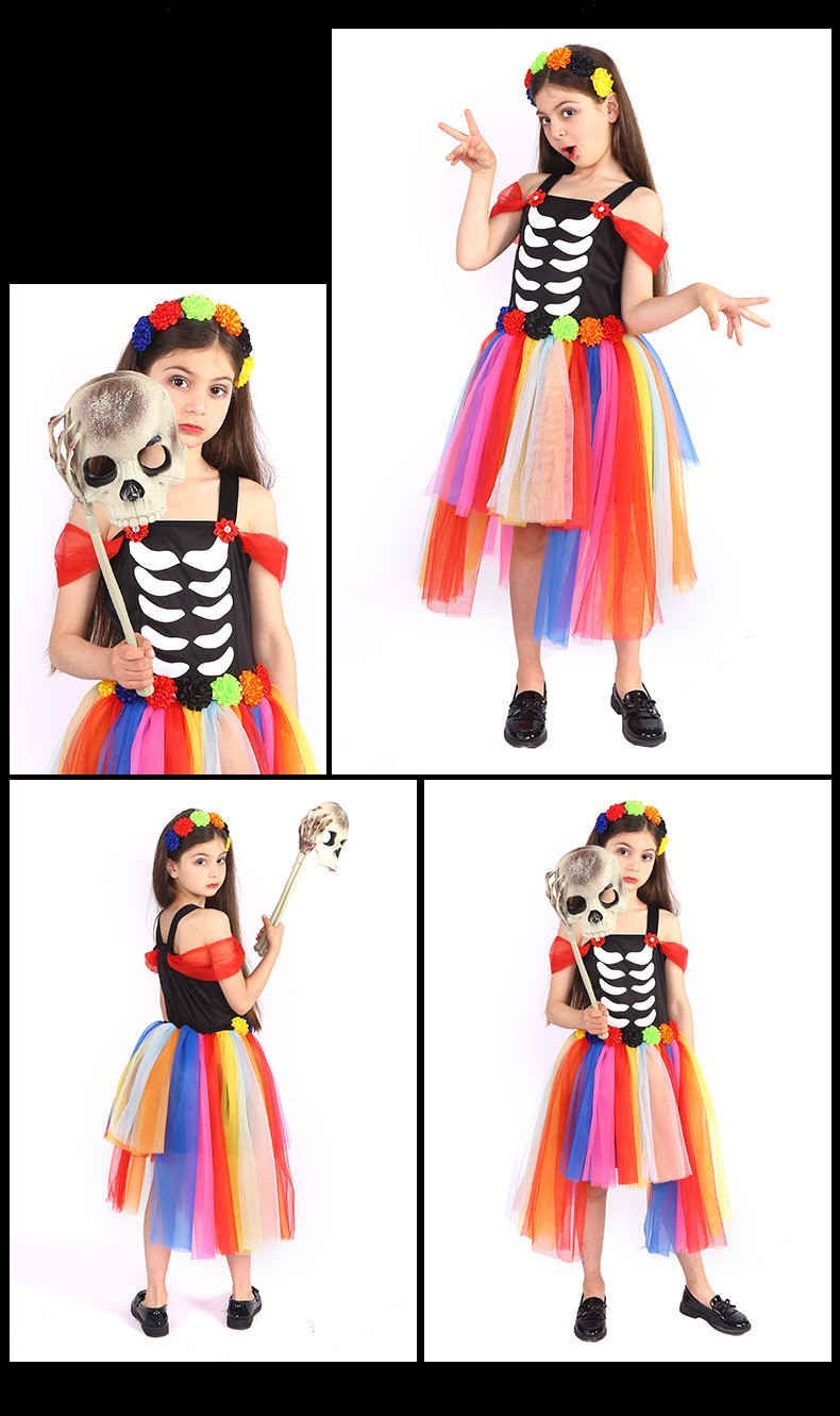 Halloween Princess Skull Skeleton Stage display picture 4