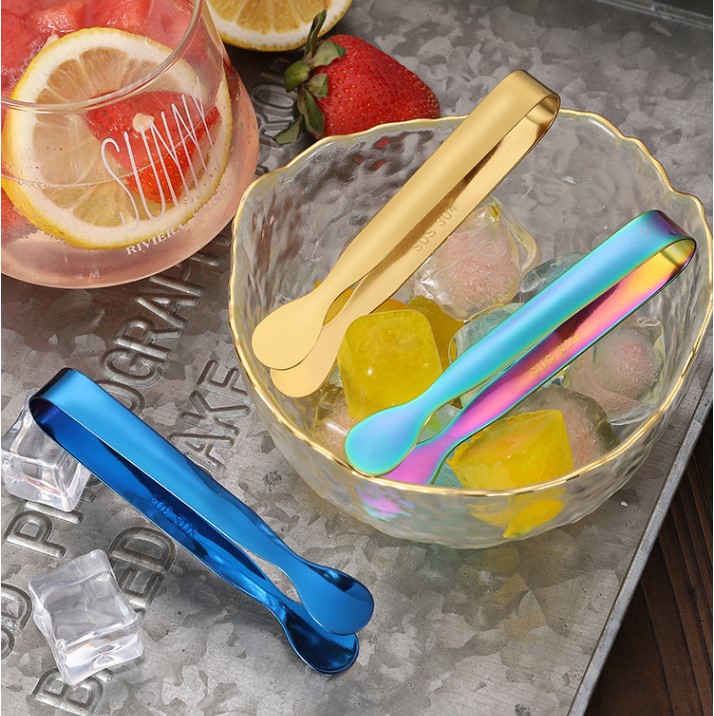 Fashion Solid Color Stainless Steel Food Tongs 1 Piece display picture 5