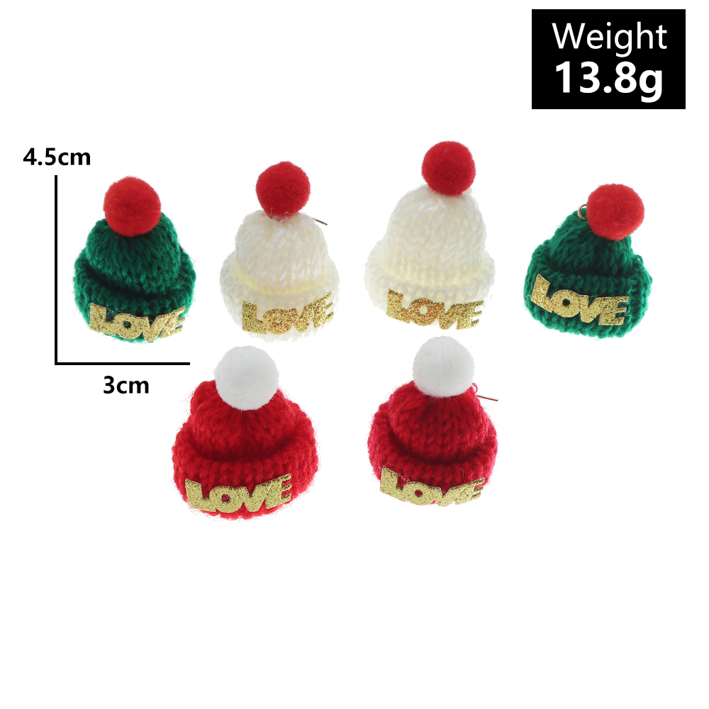 1 Pair Fashion Christmas Hat Braid Knit Ear Hook display picture 1