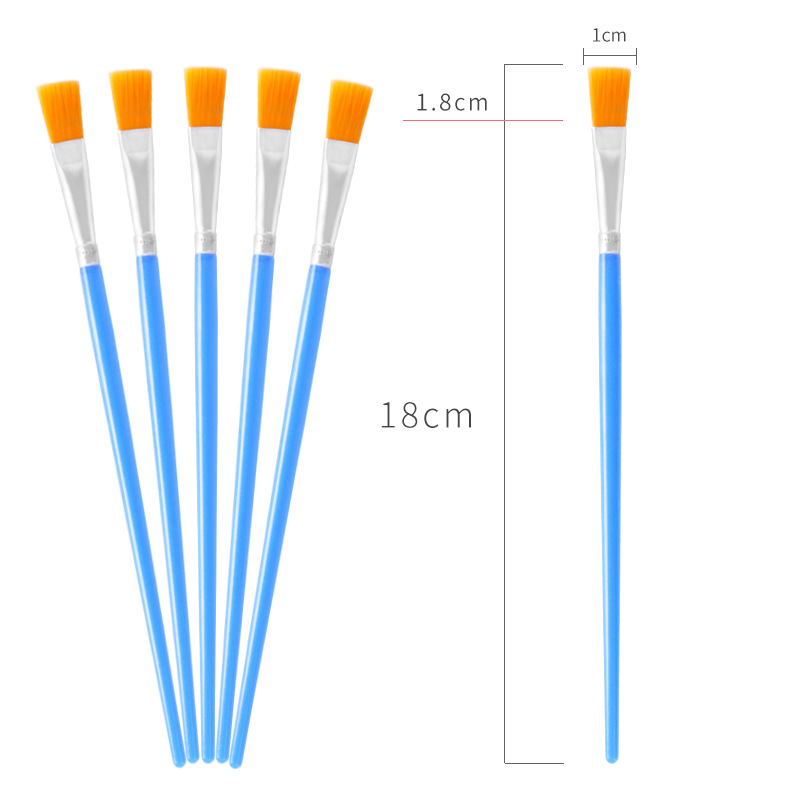 Simple Nylon Oil Painting Hook Line Pen Flat Brush display picture 5