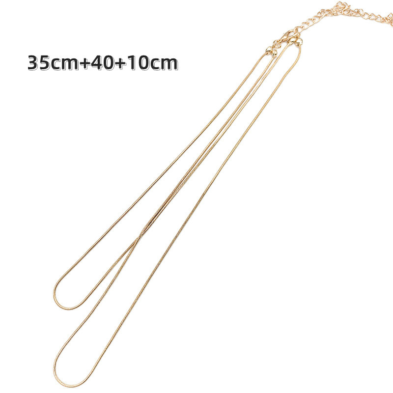 Fashion Solid Color Alloy Plating Women's Necklace 1 Piece display picture 4