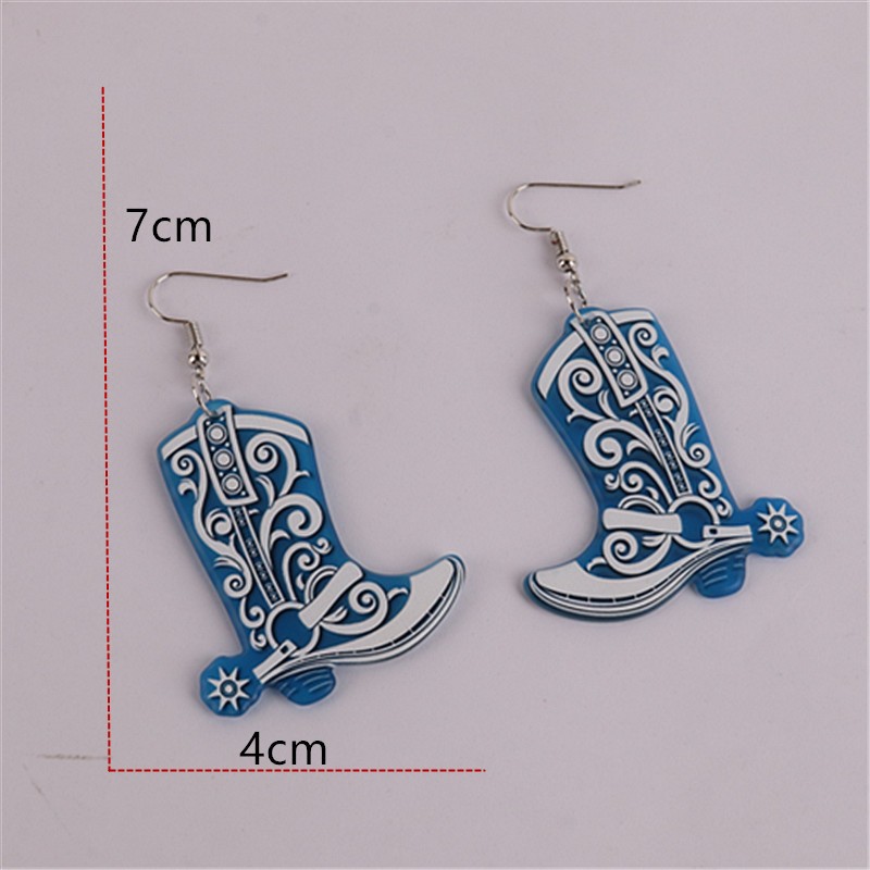 Retro Shoe Arylic Women's Drop Earrings 1 Pair display picture 5