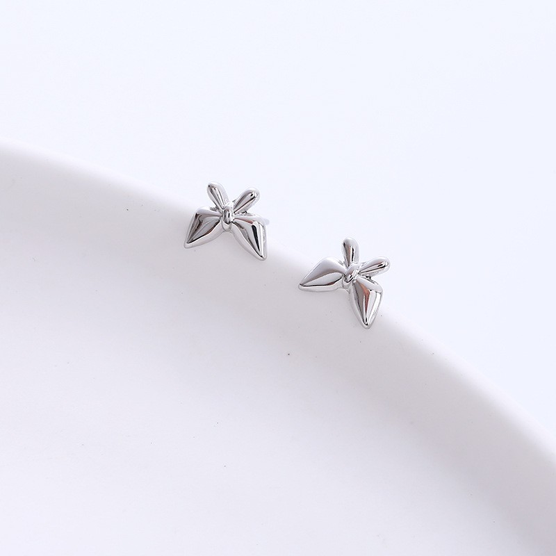 Sweet Butterfly Stainless Steel Plating Ear Studs 1 Pair display picture 1
