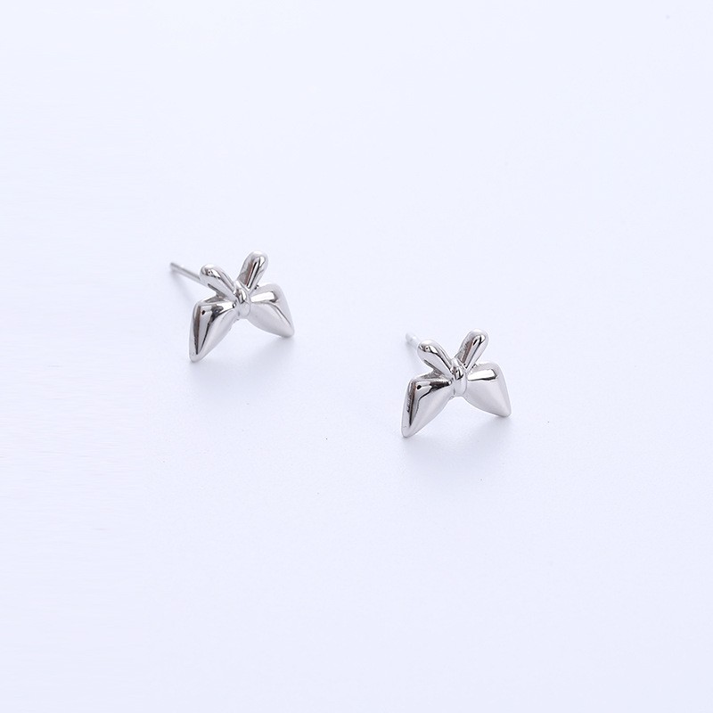 Sweet Butterfly Stainless Steel Plating Ear Studs 1 Pair display picture 5