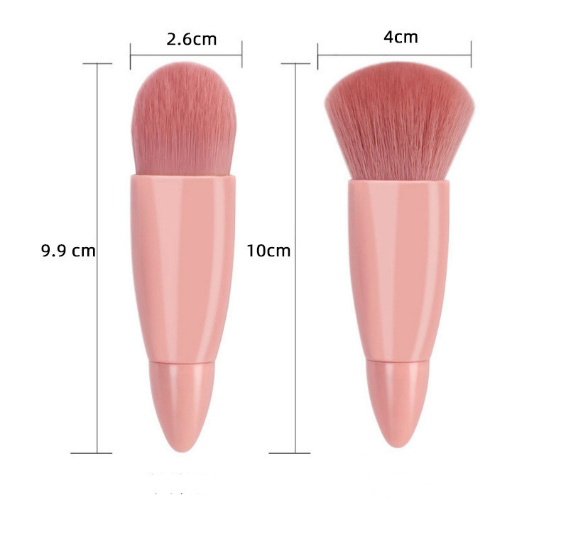 Retro Artificial Fiber Plastic Plastic Handgrip Makeup Brushes 1 Set display picture 1