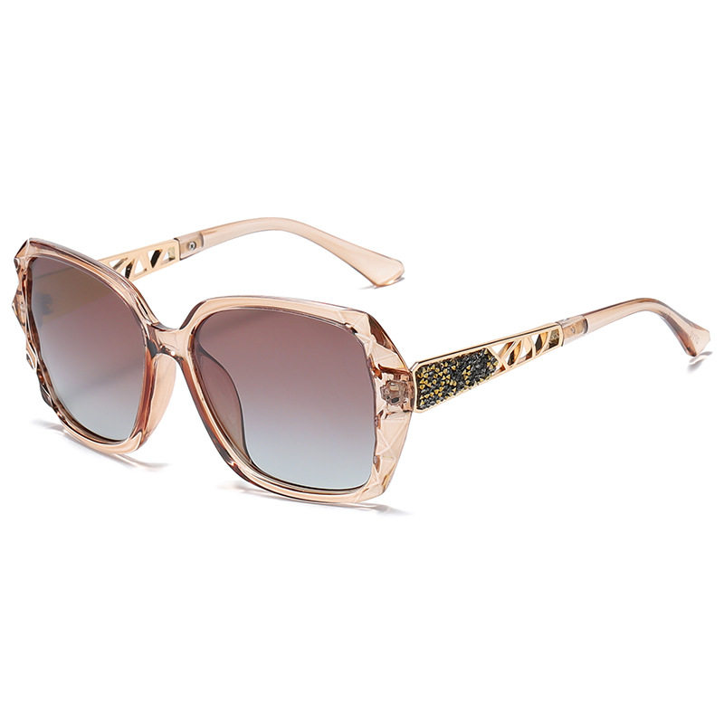 Fashion Solid Color Resin Square Full Frame Women's Sunglasses display picture 1
