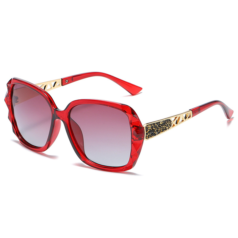 Fashion Solid Color Resin Square Full Frame Women's Sunglasses display picture 2