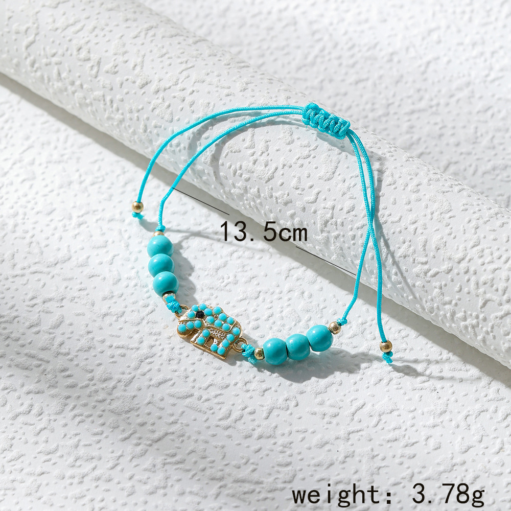 Ethnic Style Heart Shape Butterfly Turquoise Alloy Wholesale Bracelets display picture 3
