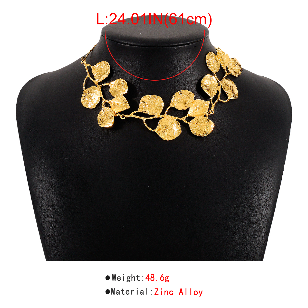 Fashion Leaf Alloy Plating Women's Choker 1 Piece display picture 13