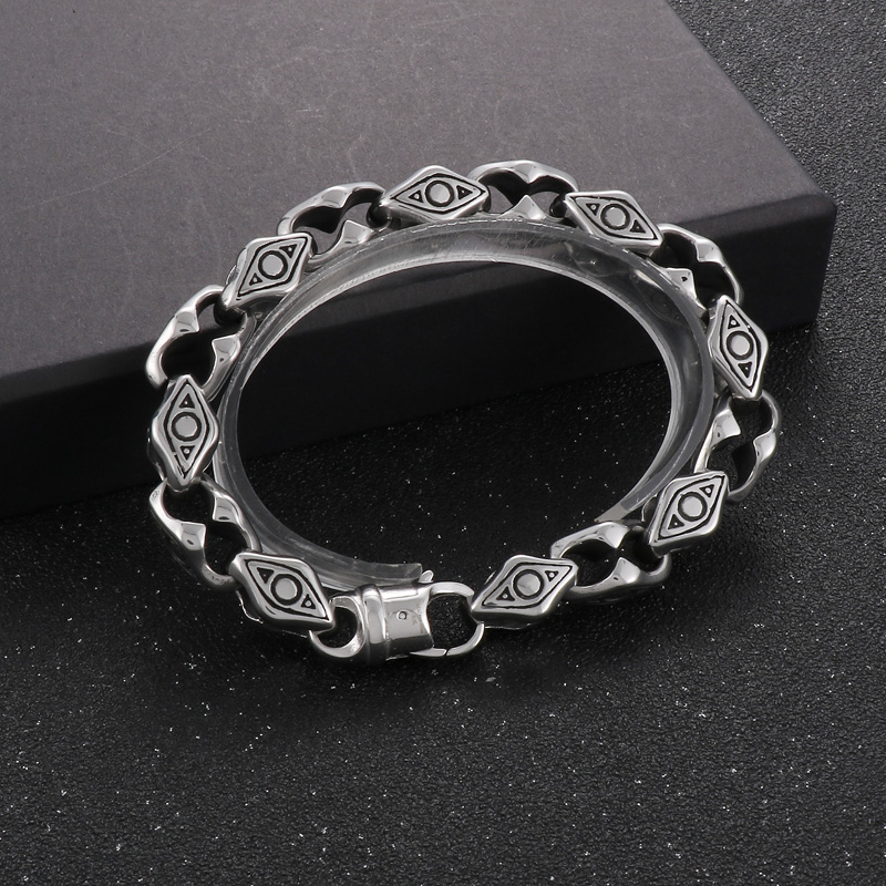 Fashion Geometric Stainless Steel Patchwork Bracelets 1 Piece display picture 13