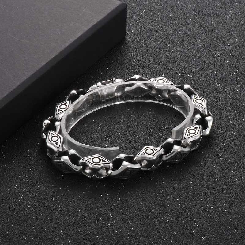 Fashion Geometric Stainless Steel Patchwork Bracelets 1 Piece display picture 9