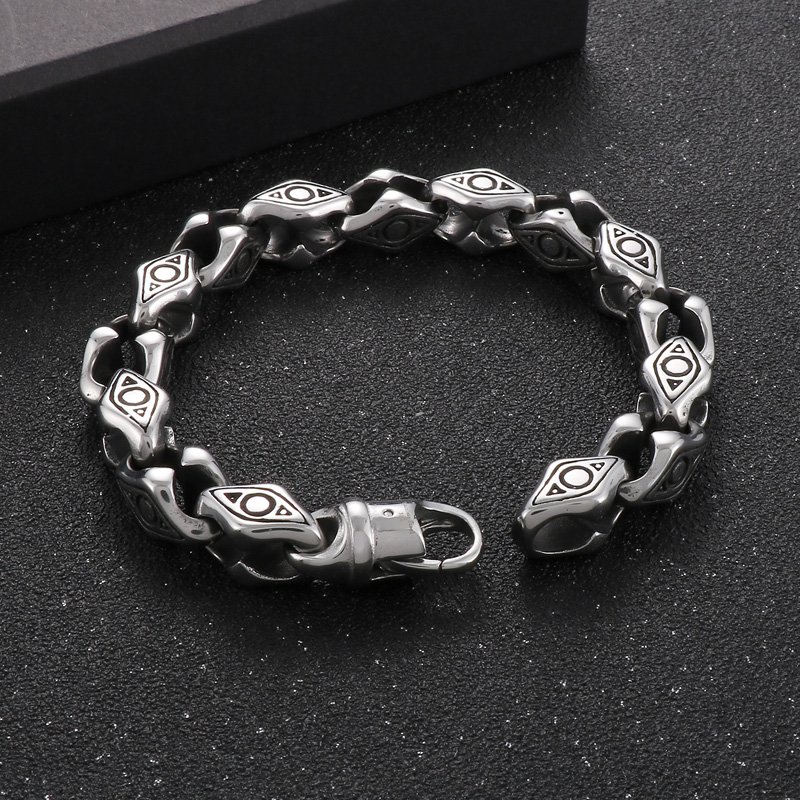 Fashion Geometric Stainless Steel Patchwork Bracelets 1 Piece display picture 12