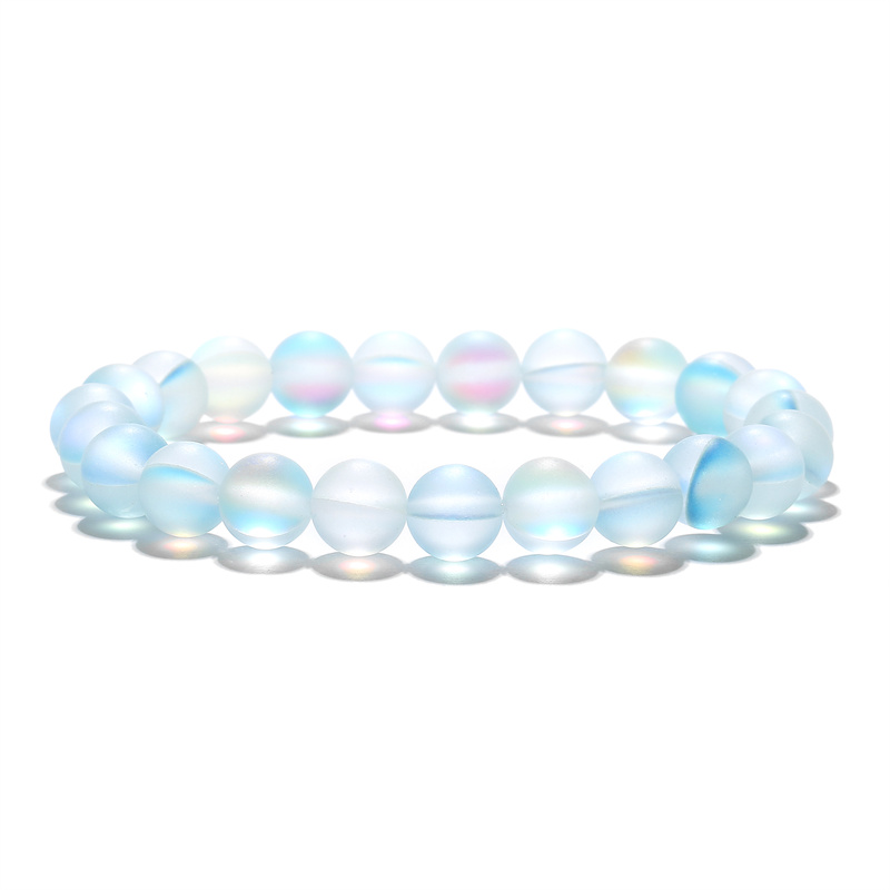 Simple Style Multicolor Moonstone Beaded Bracelets display picture 4