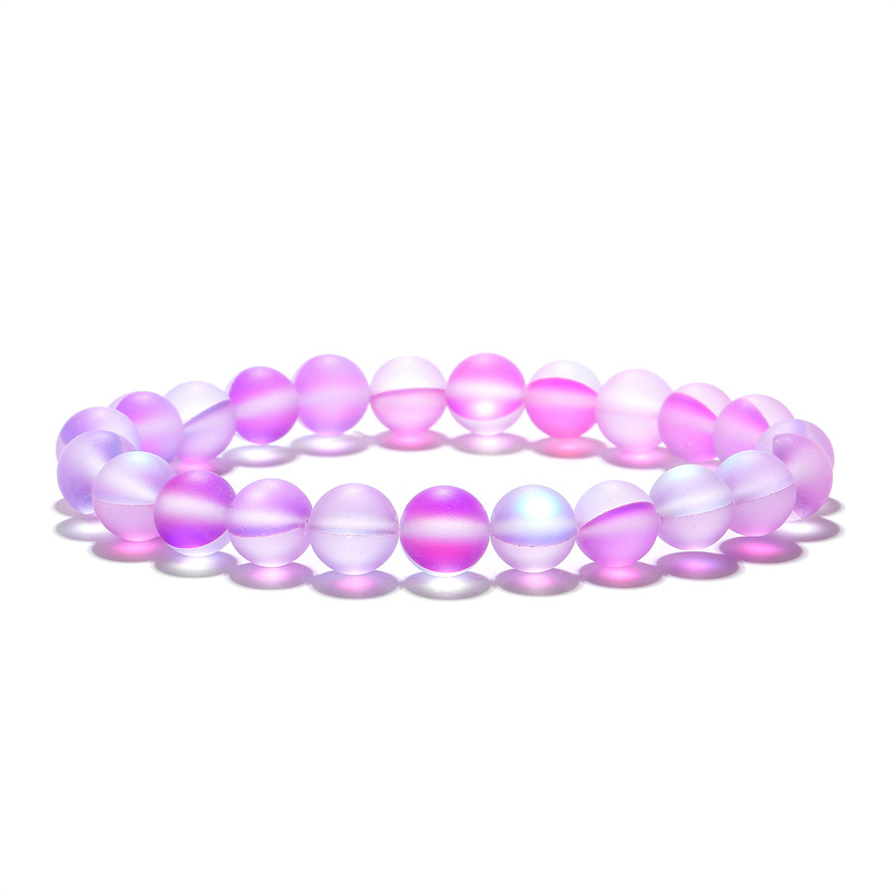 Simple Style Multicolor Moonstone Beaded Bracelets display picture 6