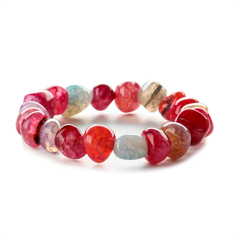 Retro Solid Color Beaded Natural Stone Bracelets display picture 24