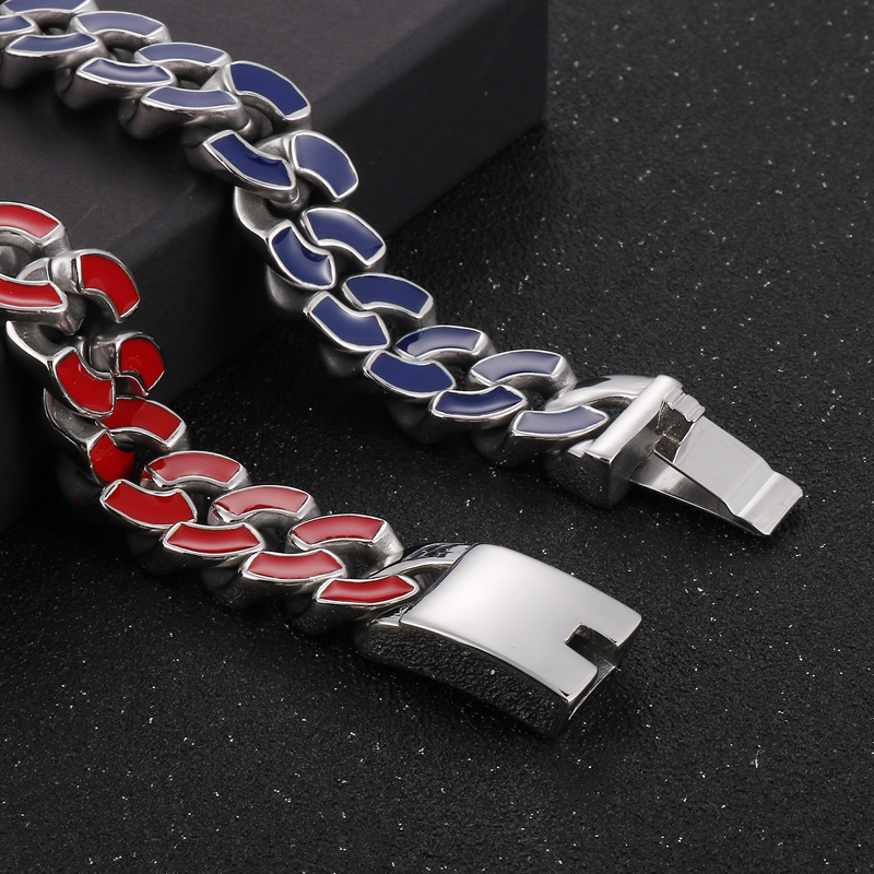 Fashion Geometric Stainless Steel Enamel Bracelets 1 Piece display picture 12