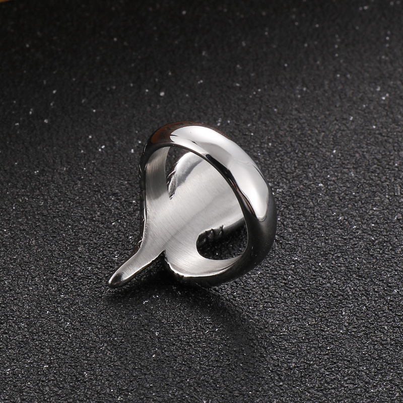 Fashion Snake Stainless Steel Rings 1 Piece display picture 9