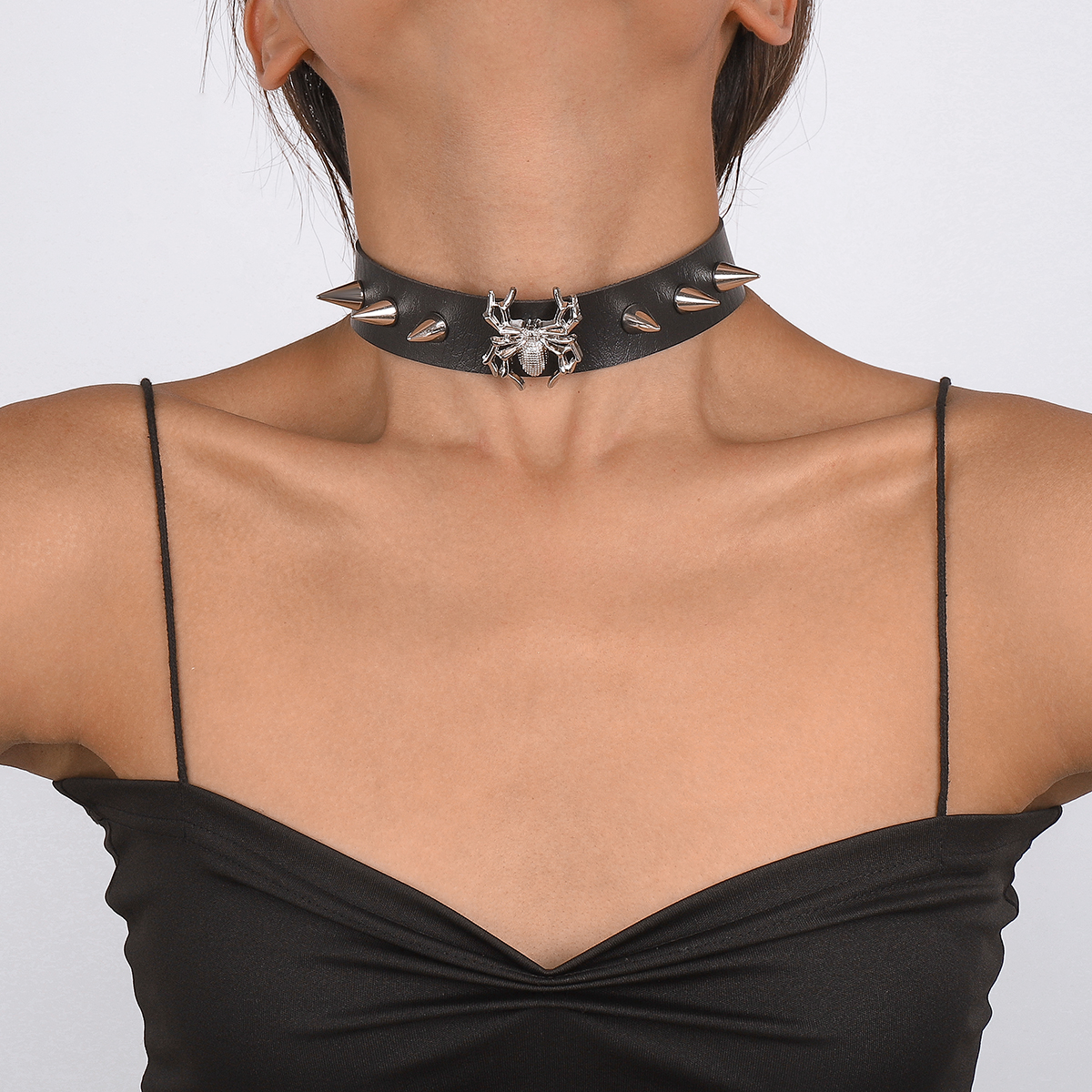 Sexy Butterfly Alloy Lace Pu Women's Choker 1 Piece display picture 3