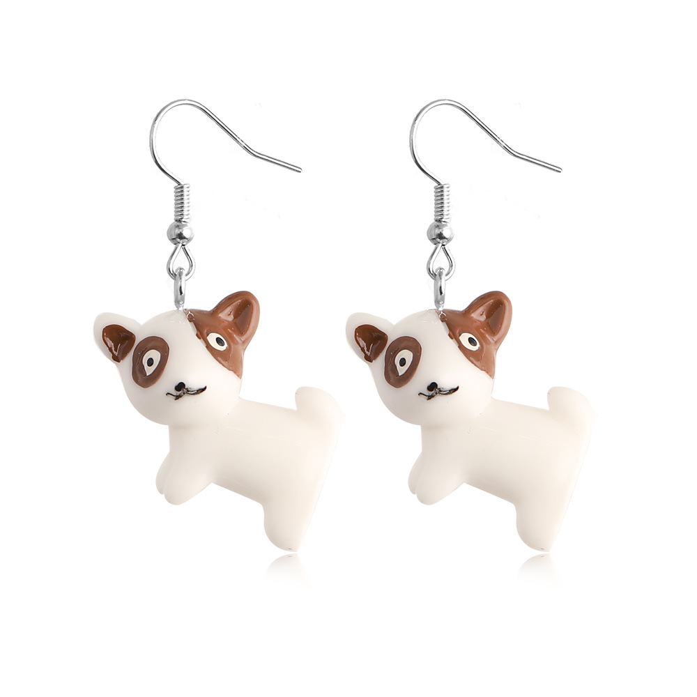 Fashion Animal Dog Frog Alloy Resin Women's Drop Earrings 1 Pair display picture 14