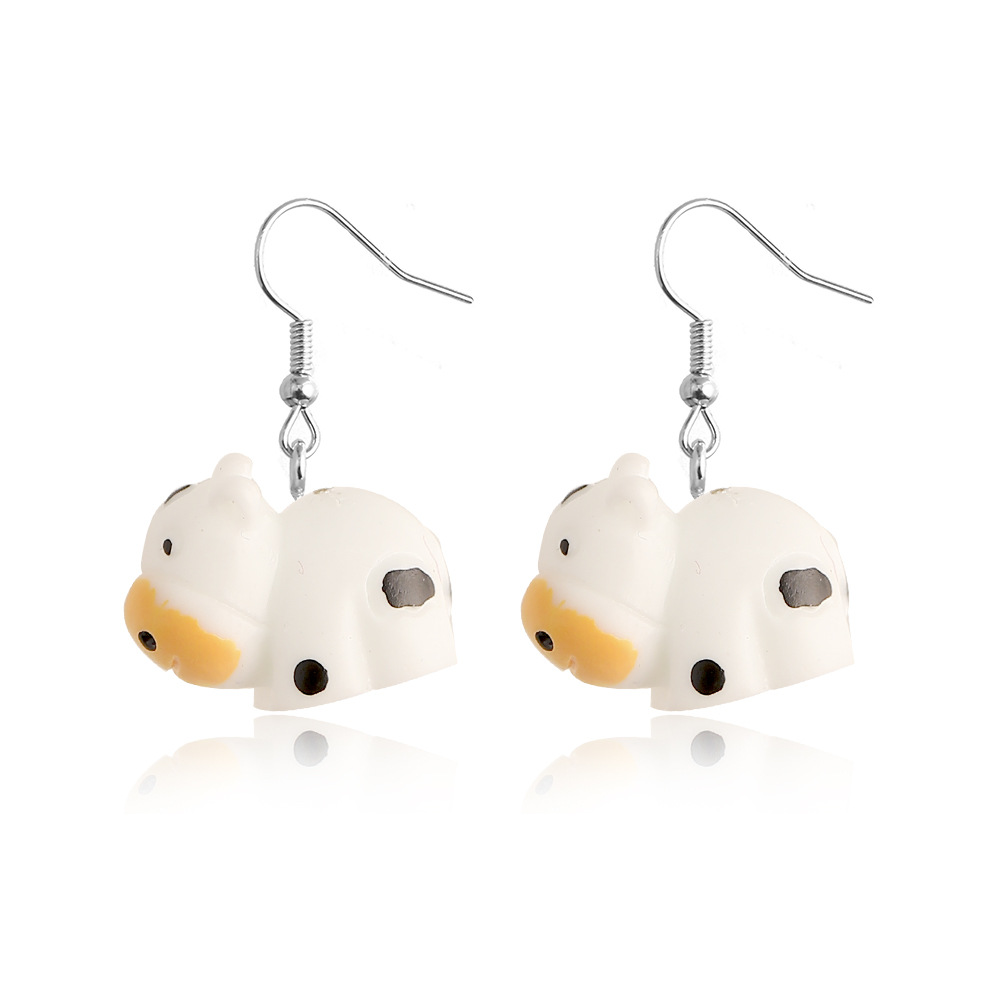 Fashion Animal Dog Frog Alloy Resin Women's Drop Earrings 1 Pair display picture 15