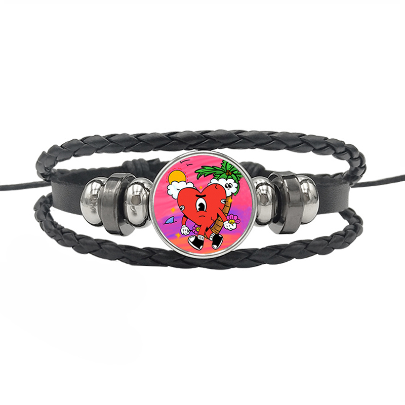 Streetwear Cartoon Pu Leather Drawstring Braid Unisex Bracelets display picture 6
