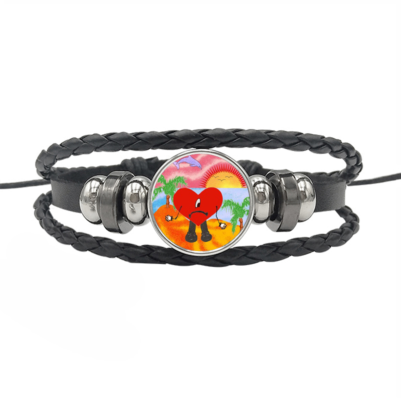 Streetwear Cartoon Pu Leather Drawstring Braid Unisex Bracelets display picture 10