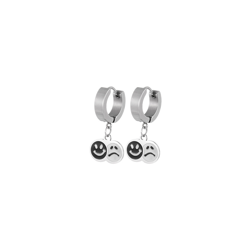 Fashion Smiley Face Wings Alloy Plating Women's Drop Earrings 1 Pair display picture 4