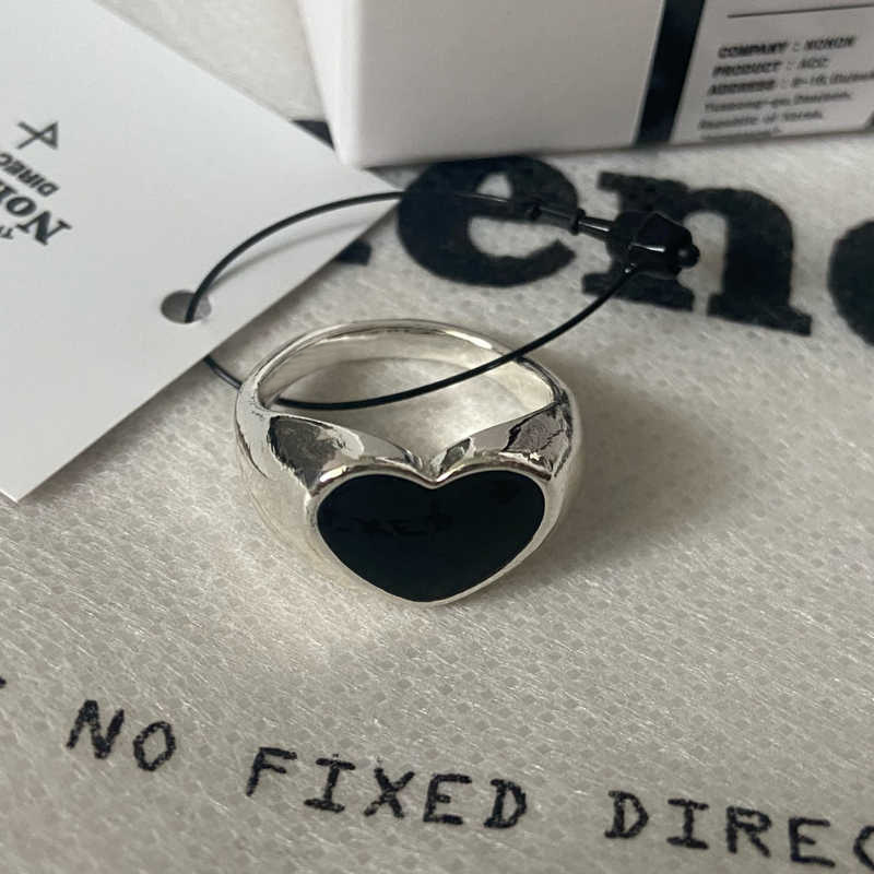 Mode Herzform Kupfer Emaille Ringe 1 Stück display picture 4