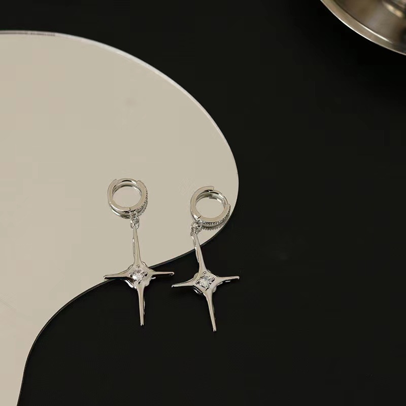 Fashion Cross Alloy Inlay Rhinestones Women's Dangling Earrings 1 Pair display picture 1