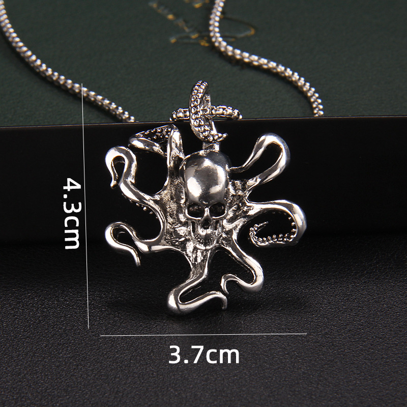 Fashion Octopus 201 Stainless Steel Zinc Alloy Plating Unisex Pendant Necklace display picture 9