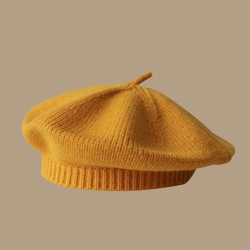 Women's Retro Fashion Sweet Solid Color Eaveless Beret Hat display picture 2