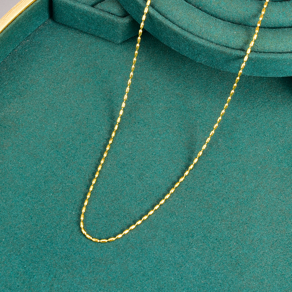 Estilo Simple Geométrico Acero Titanio Chapado En Oro Collar 1 Pieza display picture 6