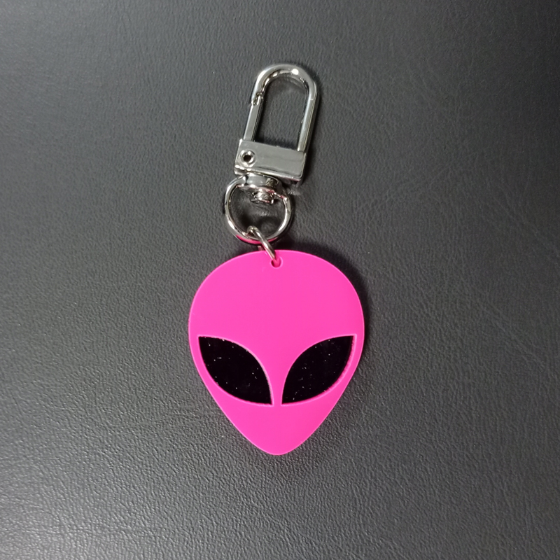 Funny Alien Ufo Arylic Bag Pendant Keychain 1 Piece display picture 8