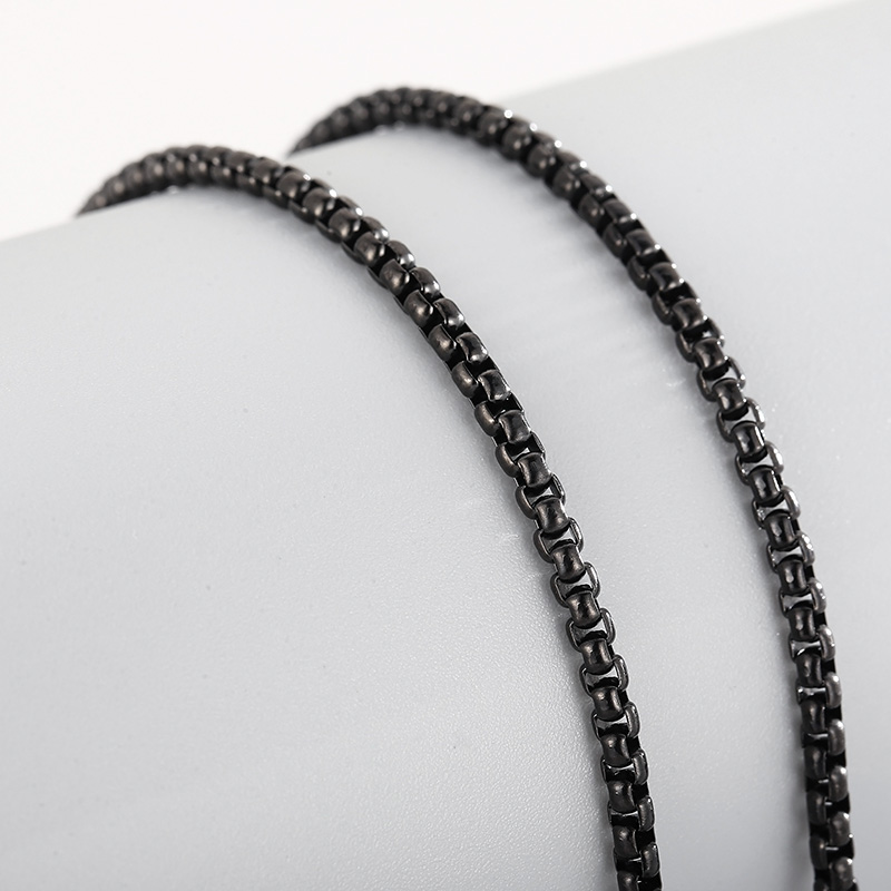 Fashion Rectangle Titanium Steel Plating Men's Pendant Necklace 1 Piece display picture 7