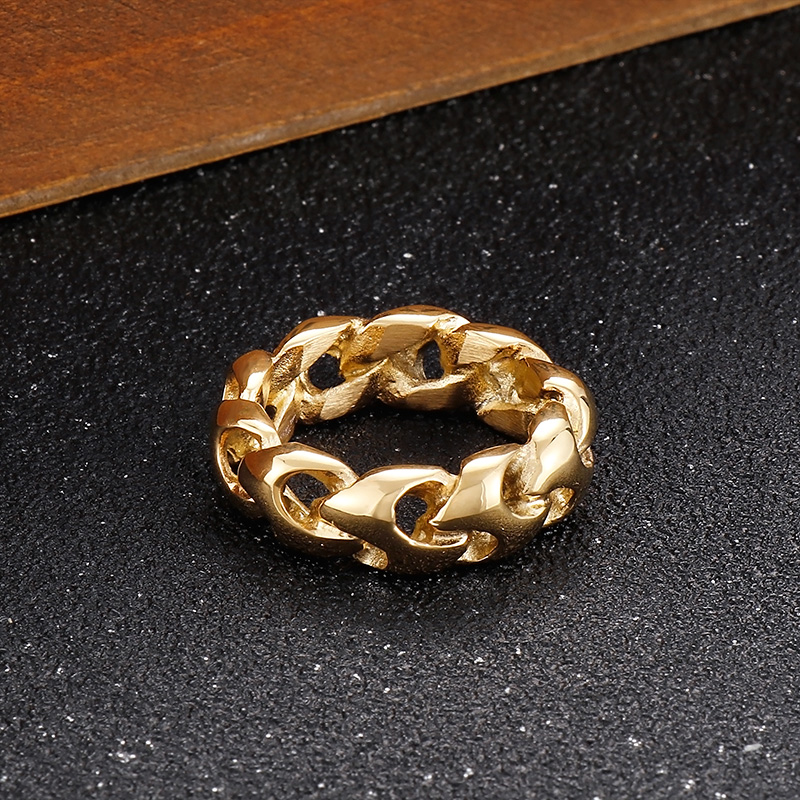 Fashion Solid Color Stainless Steel Rings 1 Piece display picture 8
